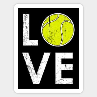 Love Tennis Sticker